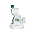 MAV Glass Wig Wag Reversal UFO Barrel Top Pyramid Bong with Colorful Accents