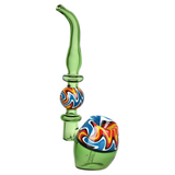 Wig Wag Straight Sherlock Glass Bubbler | 7" | Assorted Colors | 2ct Box