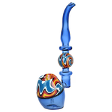 Wig Wag Straight Sherlock Glass Bubbler | 7" | Assorted Colors | 2ct Box