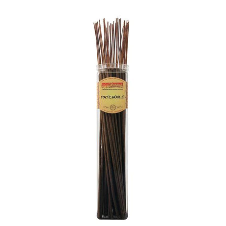 Wild Berry Biggies Patchouli Incense Sticks, Bundle of 50, Front View on White Background