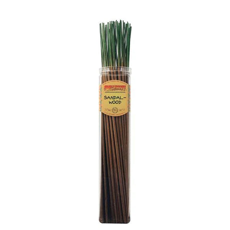 Wild Berry Biggies Incense Sticks in Sandalwood, Bundle of 50, Front View on White Background