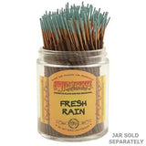 Wild Berry Incense Shorties Bundle of 100 in Fresh Rain scent, front view on white background