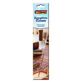 Wild Berry Egyptian Cotton Incense Pack, 15 Hand-Crafted Sticks with Clean Linen Scent