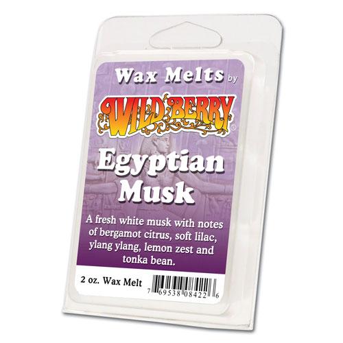 Wild Berry Egyptian Musk Wax Melts 2oz pack, front view on white background