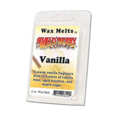 Wild Berry Vanilla Wax Melts 2oz pack front view on a white background, with fragrance notes description