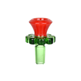 Wild Flower Herb Slide | 14mm M | Assorted Colors | 5ct Bundle