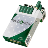 Wild Hemp CBD Hempettes Carton - 10 Pack of pre-rolled smokable hemp cigarettes, USA-made, front view