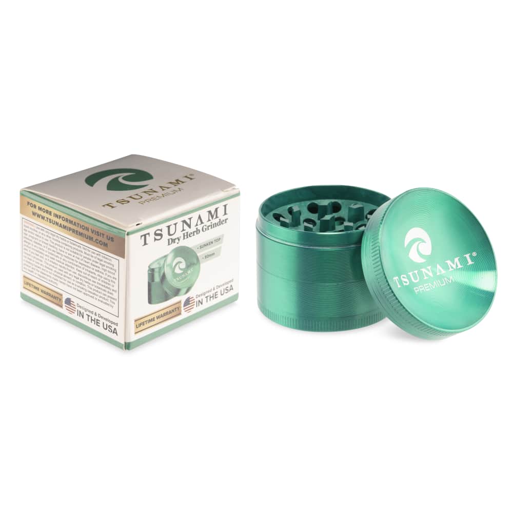Tsunami Sunken Top 2" 4-Piece Grinder