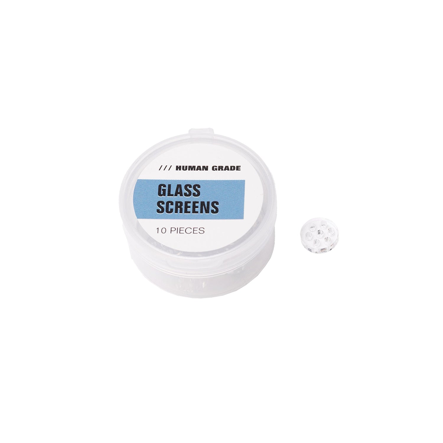Human Grade Glass Pipe Screens - 10 Pack – DankGeek