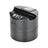 Wolf Grinders Combo Crusher in Black, Portable 4-Part Metal Herb Grinder with Closable Lid, Side View