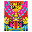 Wood Rocket That's Trippy Adult Coloring Book cover with vibrant, psychedelic art