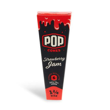 Pop Cones 1 ¼ Unbleached Cones - Tropical & Fruit Mix 24ct Display