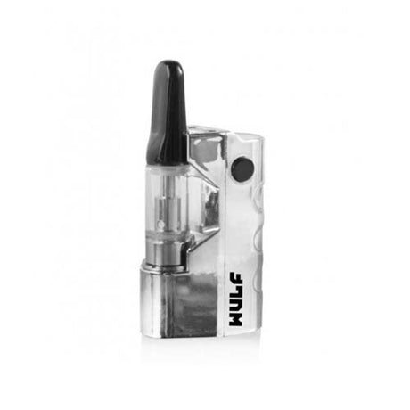 Wulf Micro Plus Cartridge Vaporizer in Silver, Portable Design for Concentrates, Front View