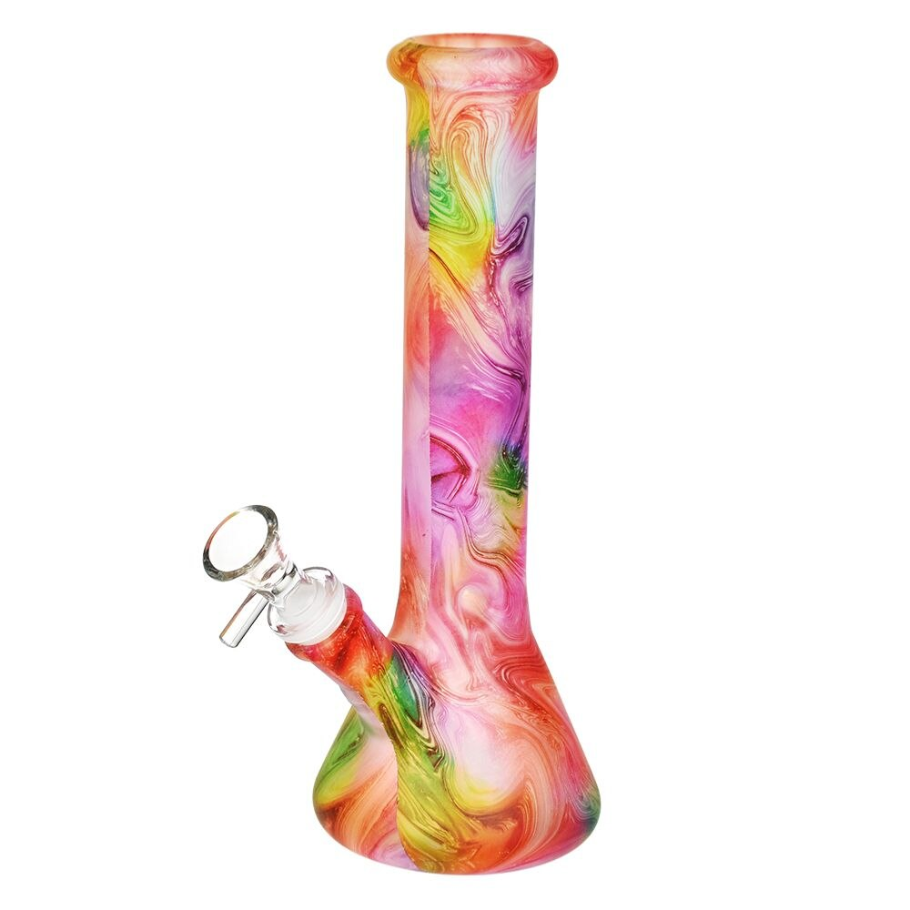 Wyld Style Glass Beaker Water Pipe | 9.5" | 14mm F | Designs Vary