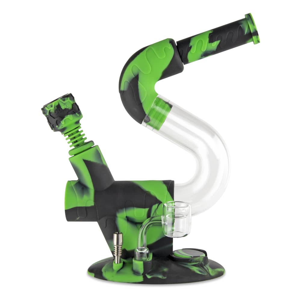 Ooze Swerve 4-In-1 Silicone Water Pipe