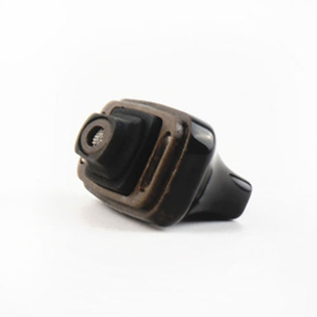 XVape Avant Ceramic Mouthpiece in Black, Compact Design, Front View on White Background