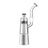 XVape Vista Mini 2 in Silver - Portable Electric Dab Rig with Battery Power, Front View