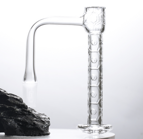 Golden Goat XXL Terp Slurper quartz banger with frosted GG logo joint