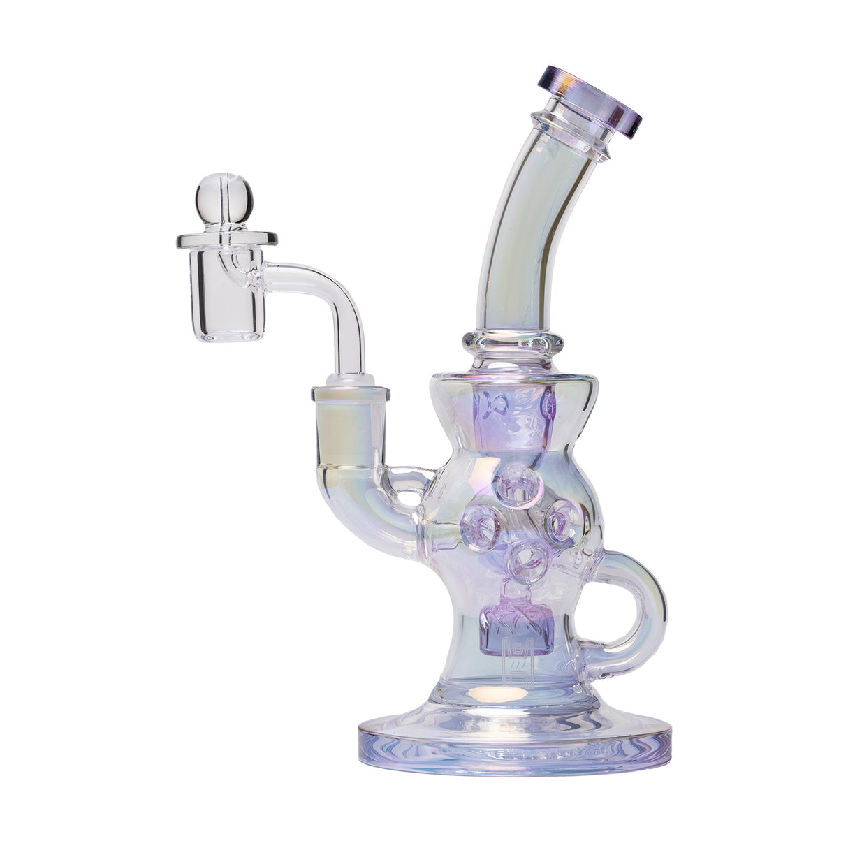 Human Grade Swiss Incycler Glass Rig Recycler - Various Sizes