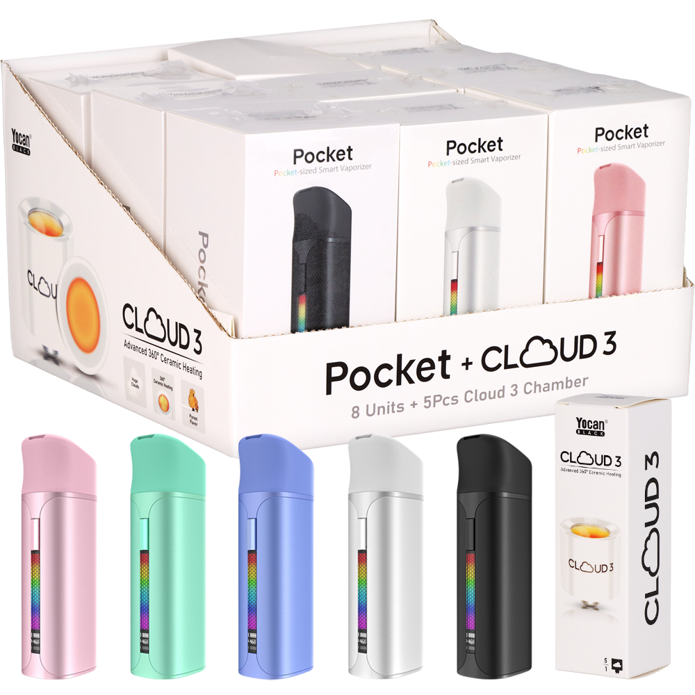 Yocan Black Pocket Concentrate Vaporizer | 1400mah