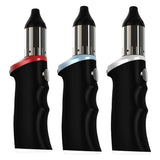Yocan Phaser ACE Wax Vaporizers in black with red, blue, and silver accents, 1800mAh, portable design