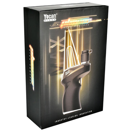 Yocan Phaser MAX E-Rig in box, 1800mAh battery, black, portable design for concentrates
