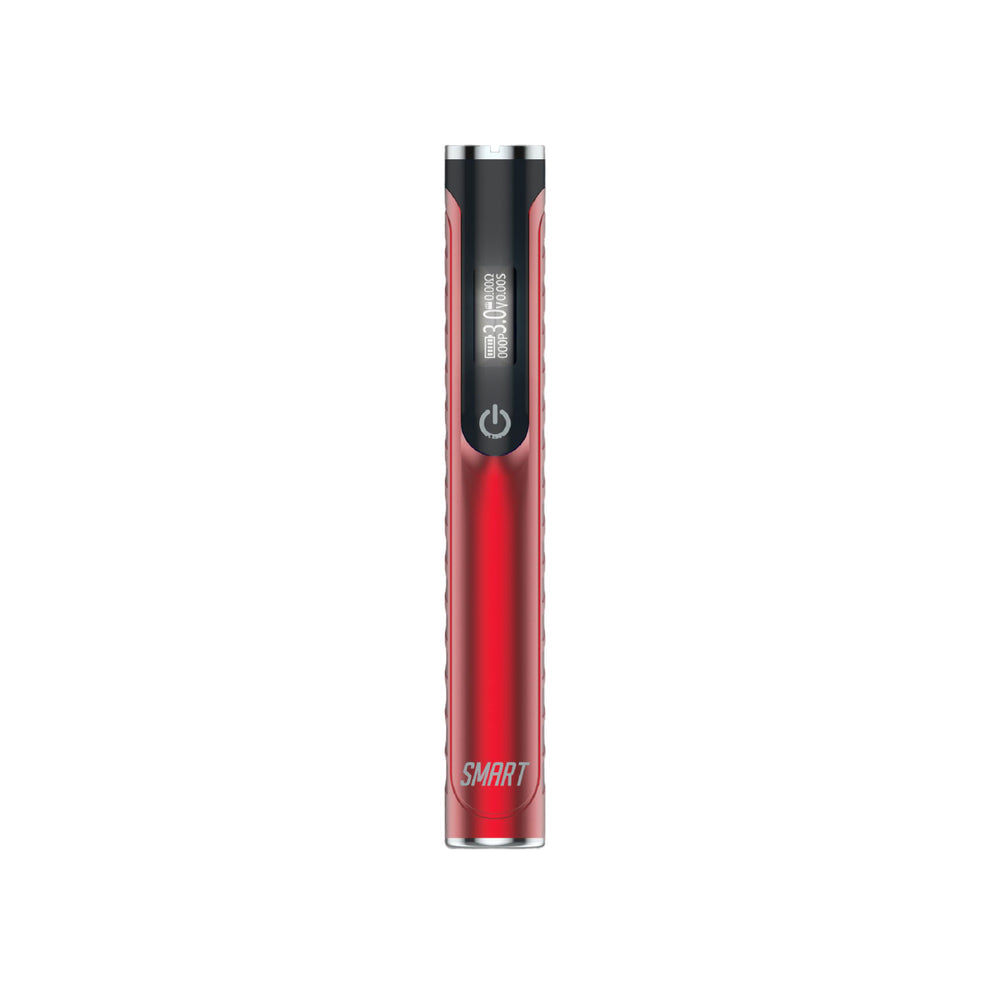 Yocan SMART 510 Battery in Red - 350mAh, compact design, front view on white background