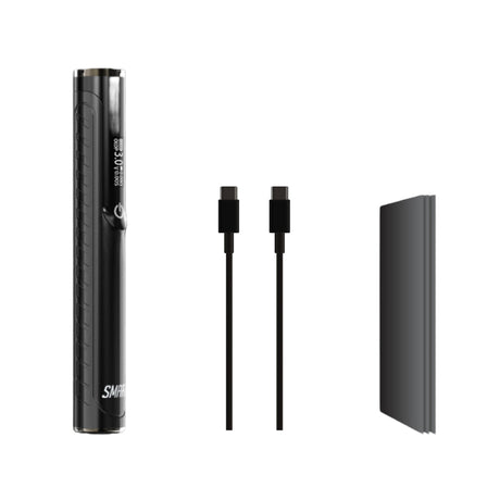 Yocan Black SMART 510 Battery - 350mAh with Charger and Packaging, Compact Design