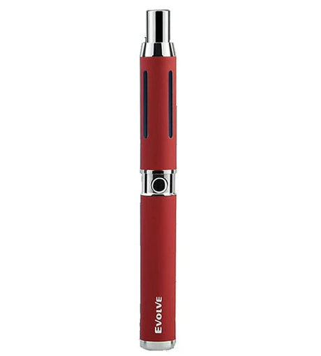 Yocan Evolve-C Vaporizer in Red, Portable Dab/Wax Pen with 650mAh Battery, Front View