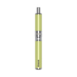 Yocan Evolve-D Dry Herb Vaporizer in Apple Green, front view on white background, portable 5" size