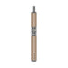 Yocan Evolve-D Dry Herb Vaporizer in Champagne, front view, compact 5" design with 650mAh battery