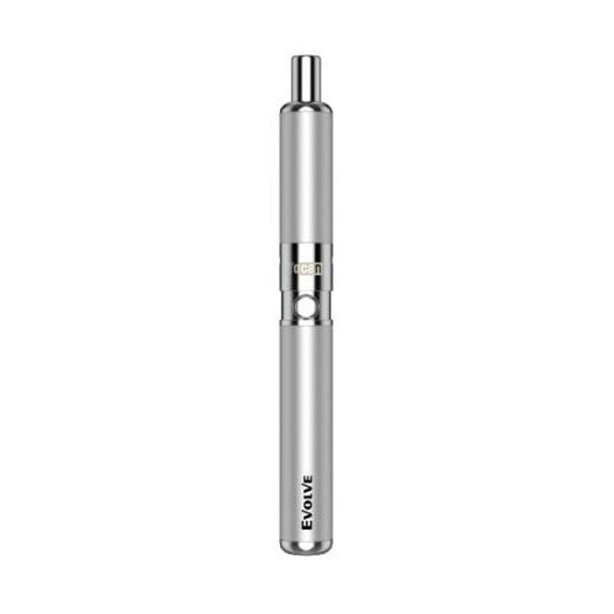 Yocan Evolve-D Dry Herb Vaporizer in Silver, 650mAh Battery, Portable Design, Front View