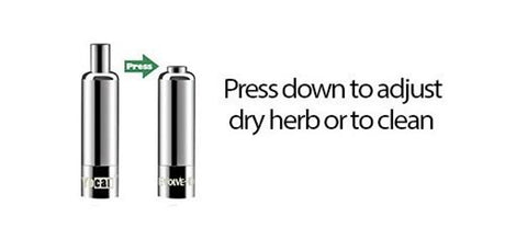 Yocan Evolve-D Dry Herb Vaporizer in Black, front and side view, compact design with cleaning feature