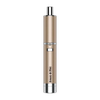 Yocan Evolve-D Plus Vaporizer in Champagne, compact design for dry herbs, 1100mAh battery