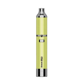 Yocan Evolve Plus Vaporizer in Apple Green, portable quartz dab pen with 1100mAh battery, front view