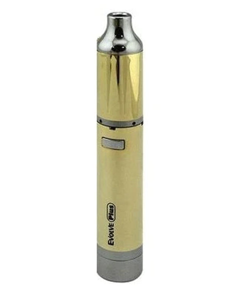 Yocan Evolve Plus Vaporizer in Gold - Portable Dab/Wax Pen with Quartz Coil and 1100mAh Battery
