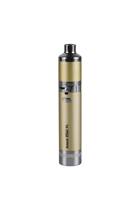 Yocan Evolve Plus XL Vaporizer in Gold, Portable Quartz Dab Pen, Side View