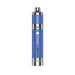 Yocan Evolve Plus XL Vaporizer in Blue, front view, portable quartz dab pen with magnetic cap