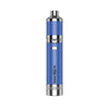 Yocan Evolve Plus XL Vaporizer in Blue, front view, portable quartz dab pen with magnetic cap