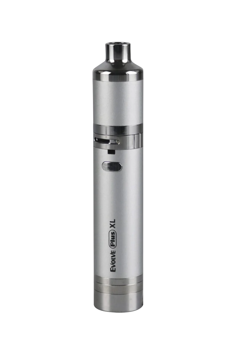 Yocan Evolve Plus XL Vaporizer in Silver, Compact and Portable Design for Concentrates, Side View