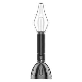 Yocan Falcon 6 in 1 Vape in Black, front view, for concentrates and dry herbs with 1000mAh battery