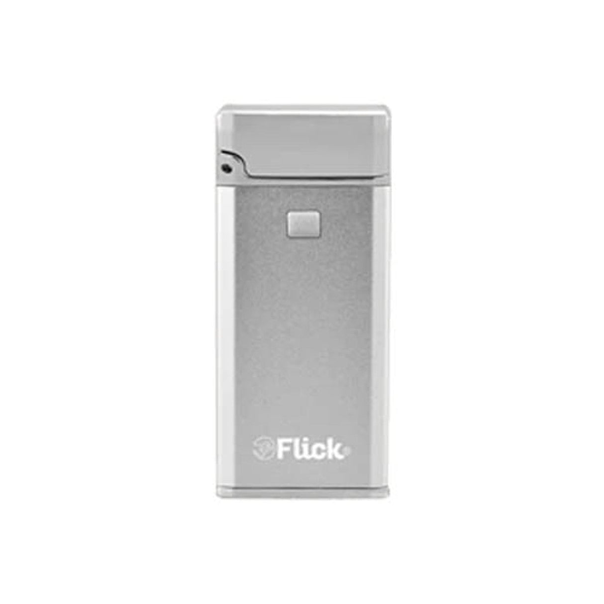 Yocan Flick 2-in-1 Vaporizer in Silver for Concentrates and Oils, Portable Design, Front View