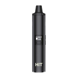 Yocan Hit Dry Herb Vaporizer in Black, Portable Design with Digital Display, Front View