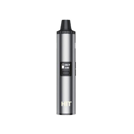 Yocan HIT Vaporizer in Silver - Sleek Portable Design with Digital Display - Front View