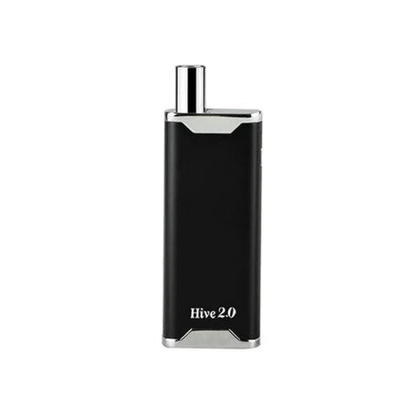 Yocan Hive 2.0 Vaporizer in Black, Portable 650mAh Battery, Front View, for Concentrates