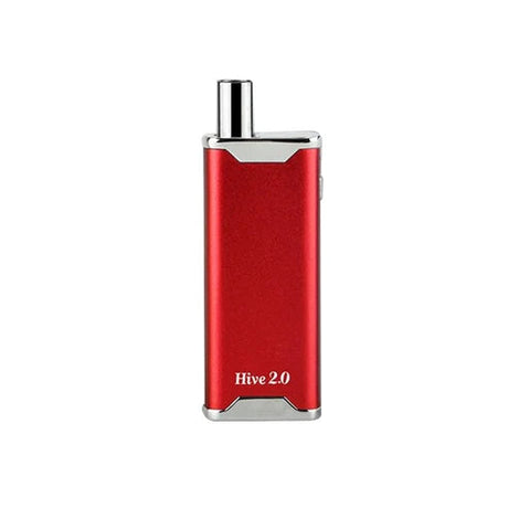 Yocan Hive 2.0 Vaporizer in Red, Portable 650mAh Battery for Concentrates, Front View