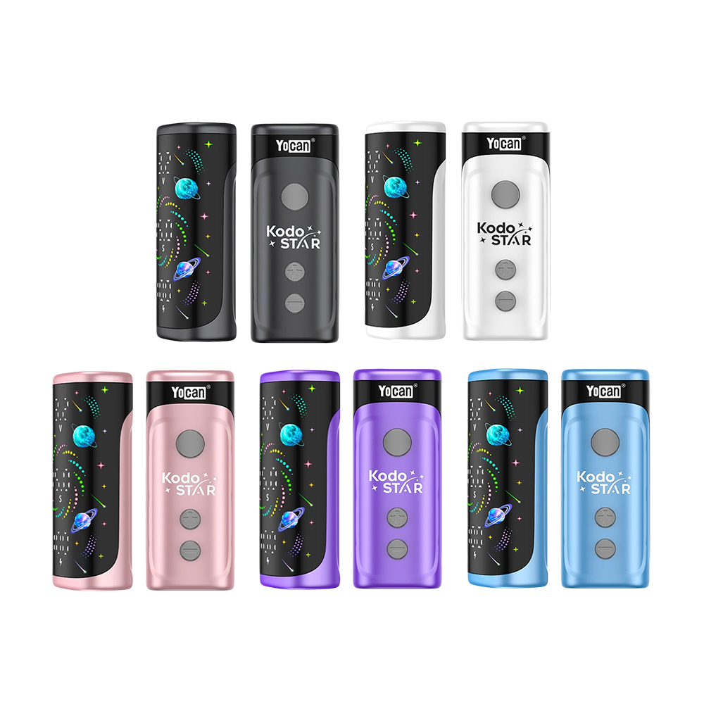 Yocan Kodo Star 510 Box Mod | 400mAh | Assorted Colors | 15ct Display