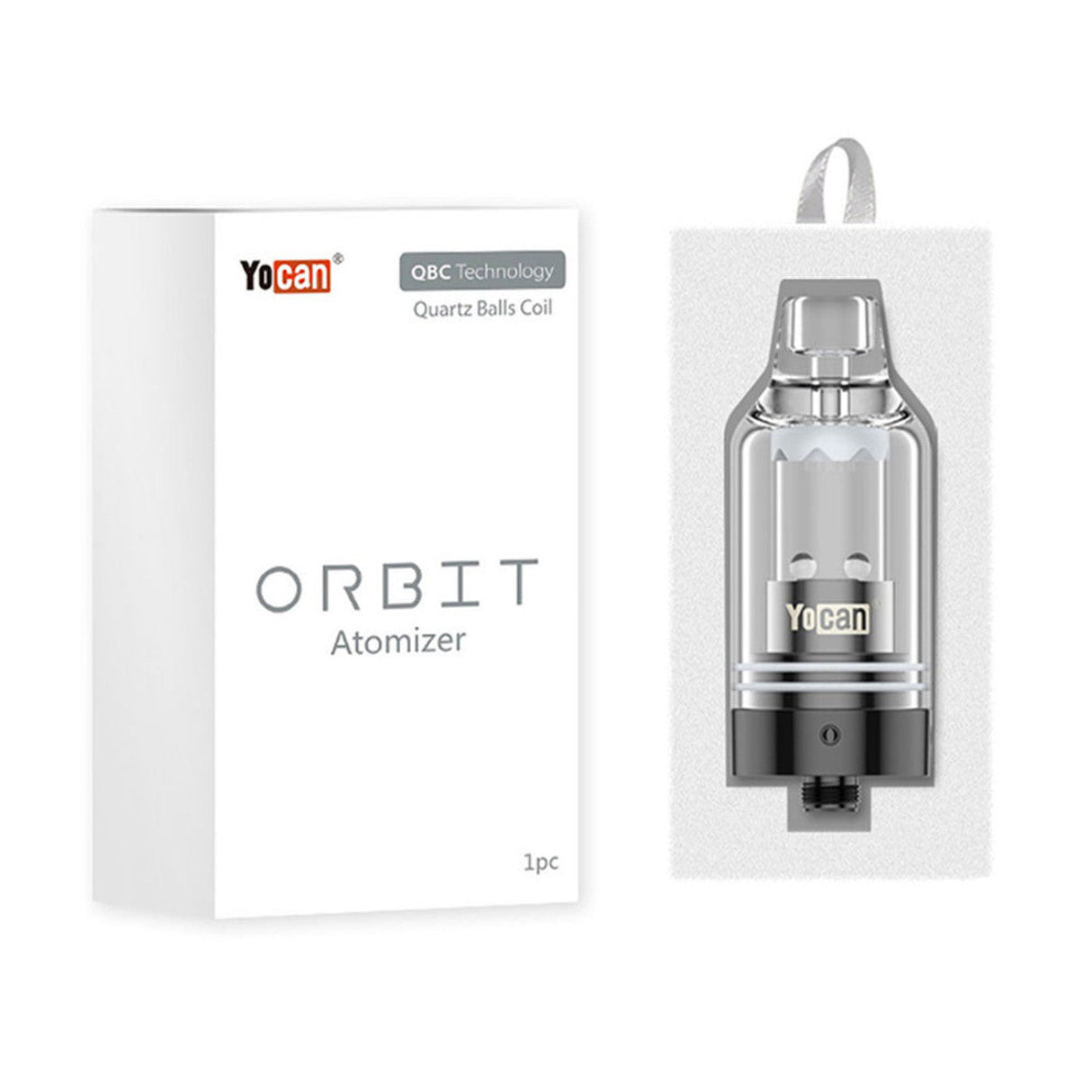 Yocan Orbit Concentrate Vaporizer Replacement Atomizer with Quartz Coil - Front View