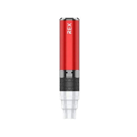 Yocan Rex Portable E-nail Vaporizer Kit in Red, Front View, Compact Design for Concentrates