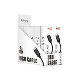 Yocan Type C Charge Cable 10-Pack Display, 4 Feet Long, Portable Black USB Cables